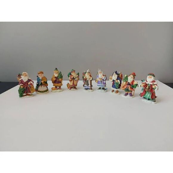 Katherine Stevenson Old World Santas Lot of Nine - Picture 1 of 14